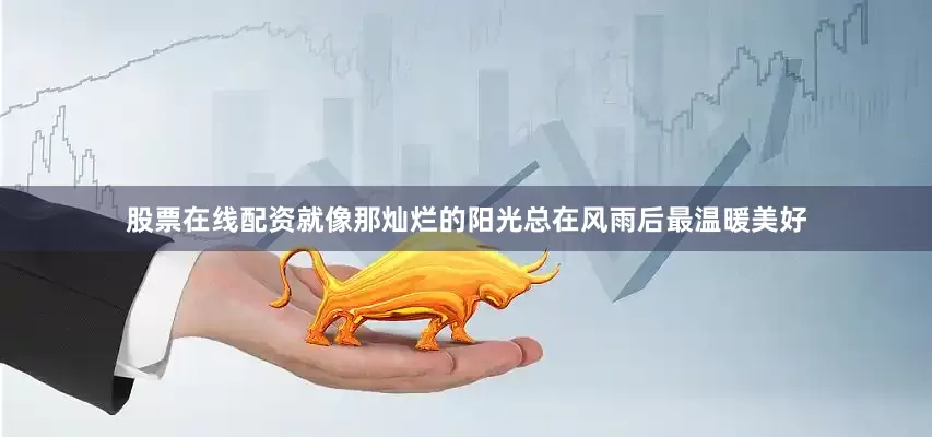 股票在线配资就像那灿烂的阳光总在风雨后最温暖美好